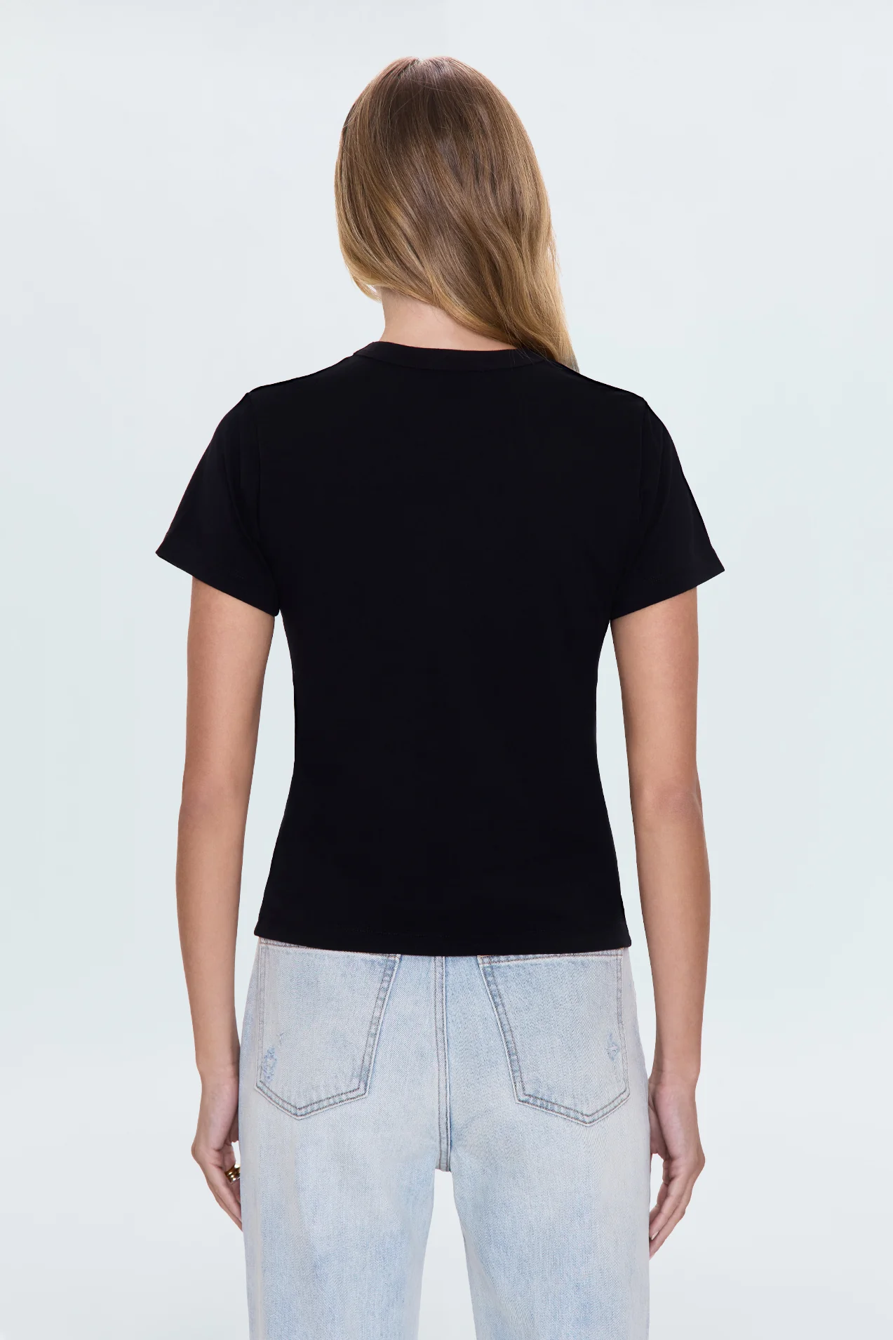Alba Baby Tee - Noir - Image 3