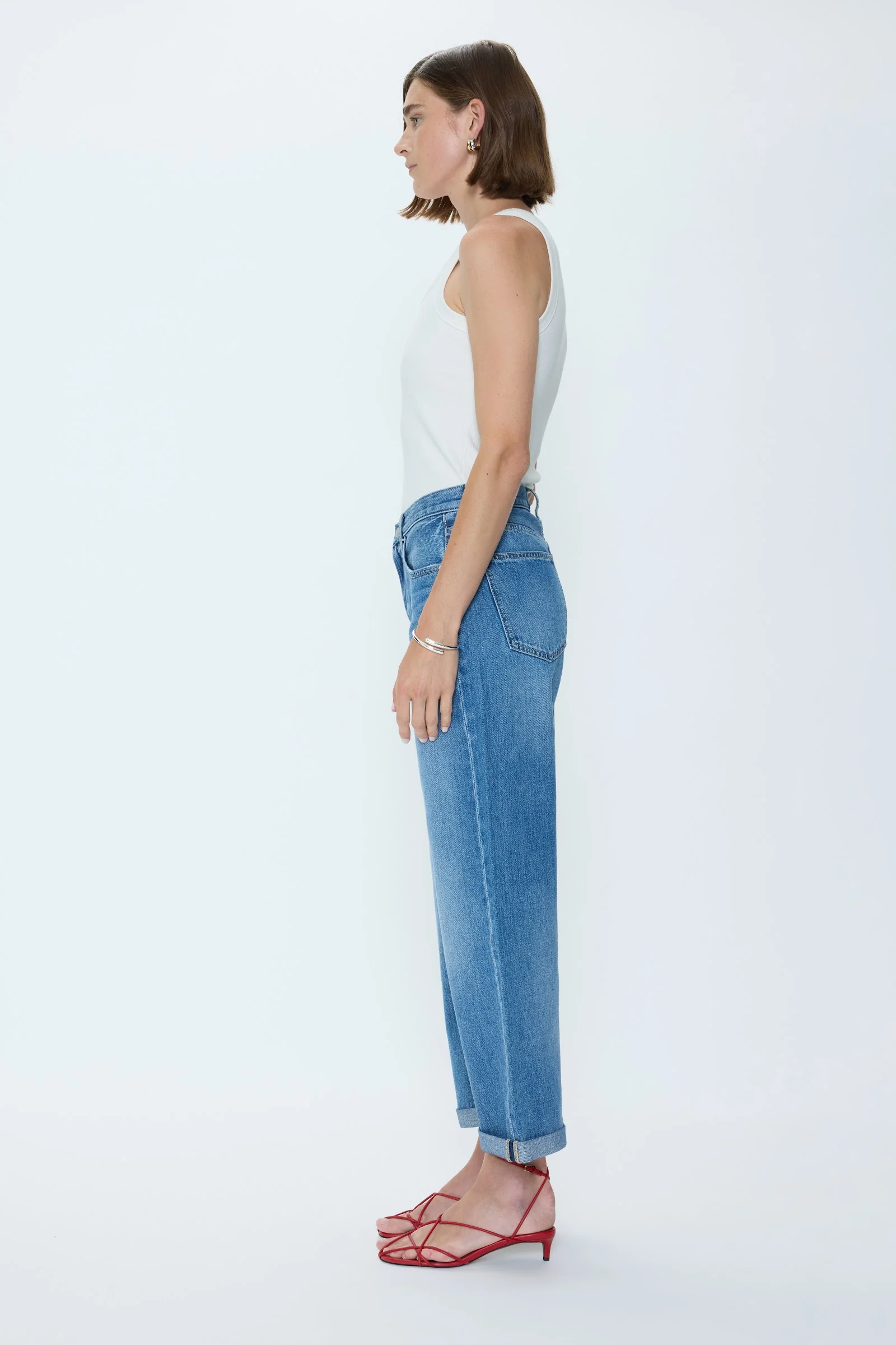 Donny Rolled Hem Boyfriend Jean - Heartfelt - Image 3