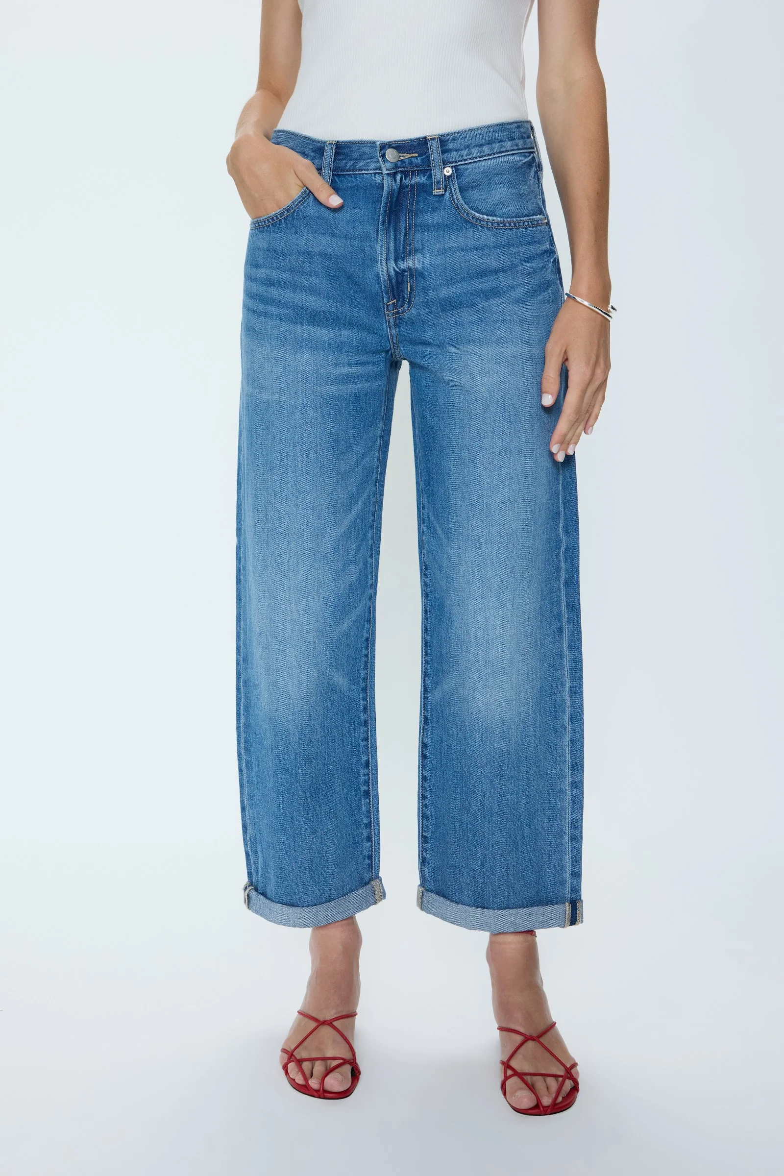 Donny Rolled Hem Boyfriend Jean - Heartfelt - Image 7