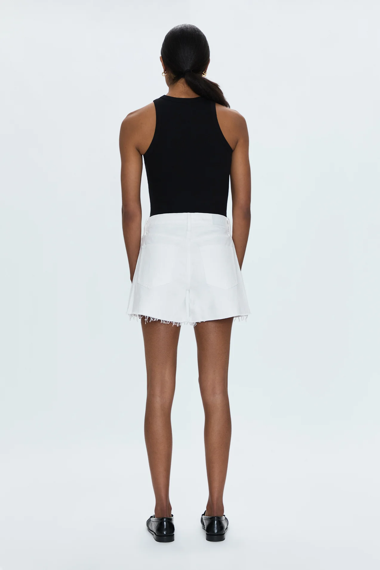 Kennedy Mid Rise Short - Antique White - Image 6