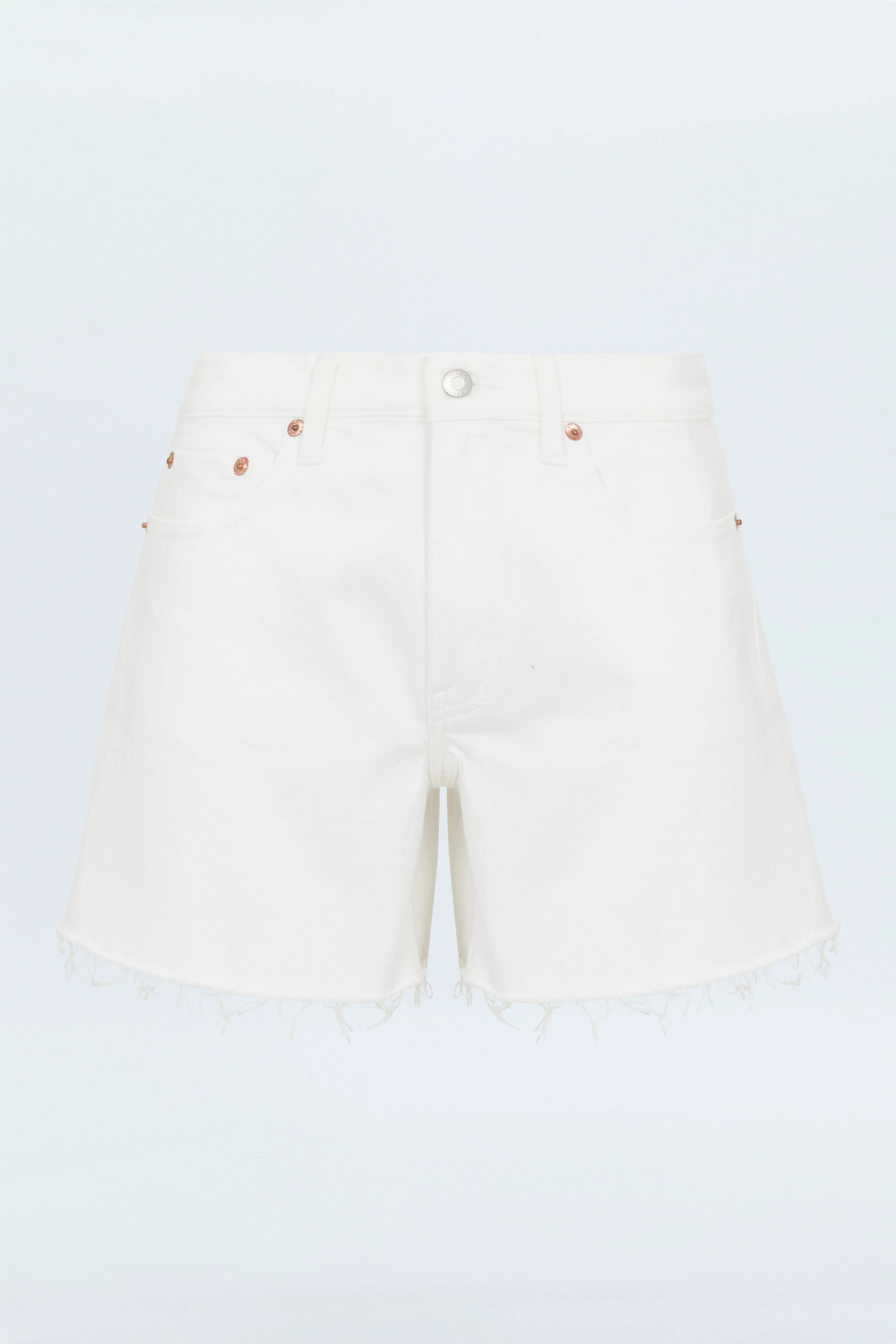 Kennedy Mid Rise Short - Antique White - Image 8